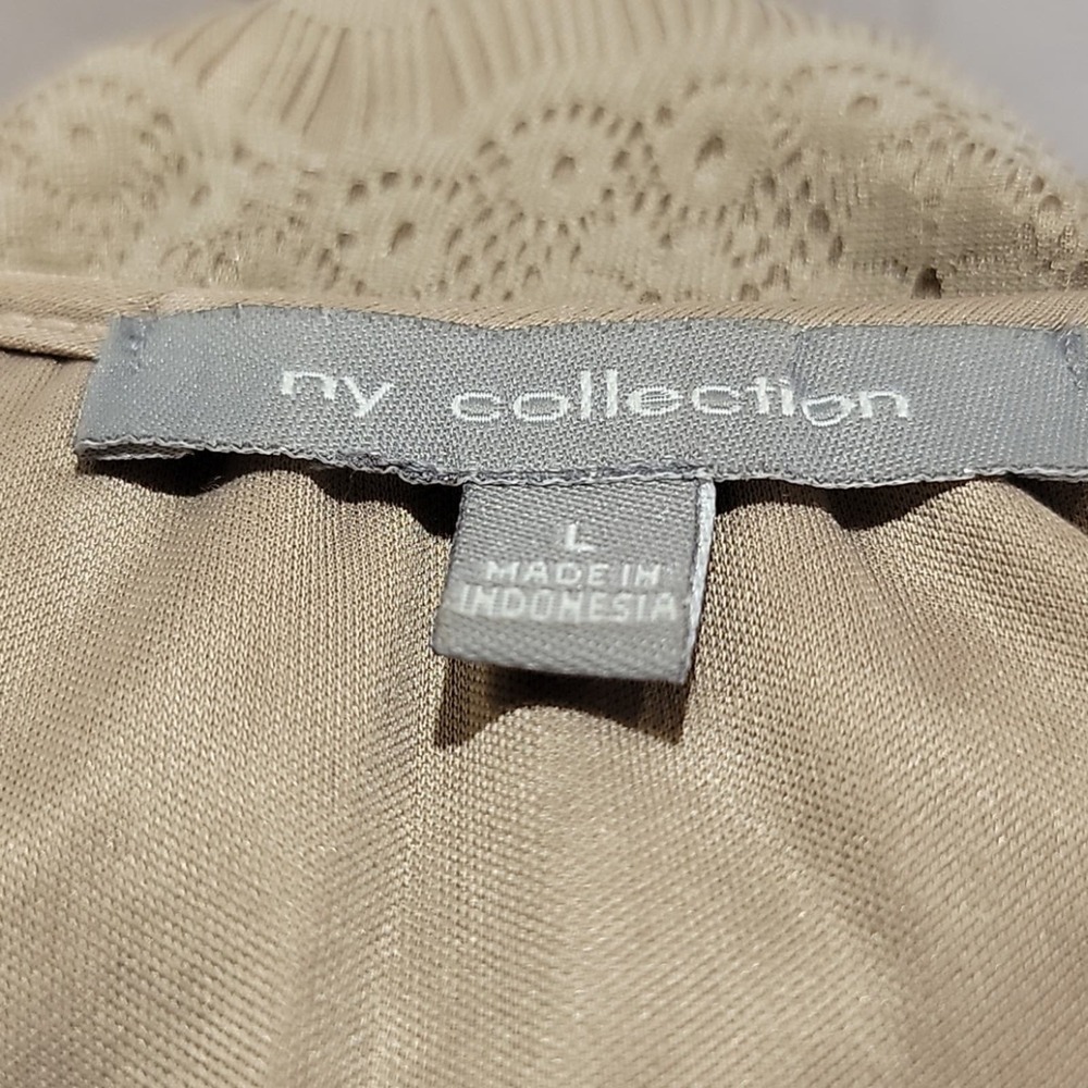 NY Collection Ruffle top layer over Lace - Picture 8 of 10